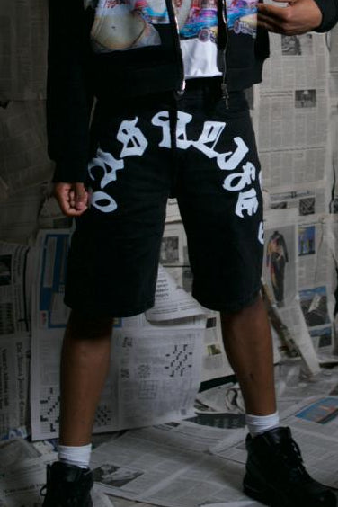 Denim Short - Black