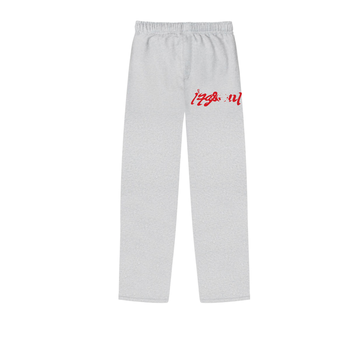 Grey Flared Fasten Sweats