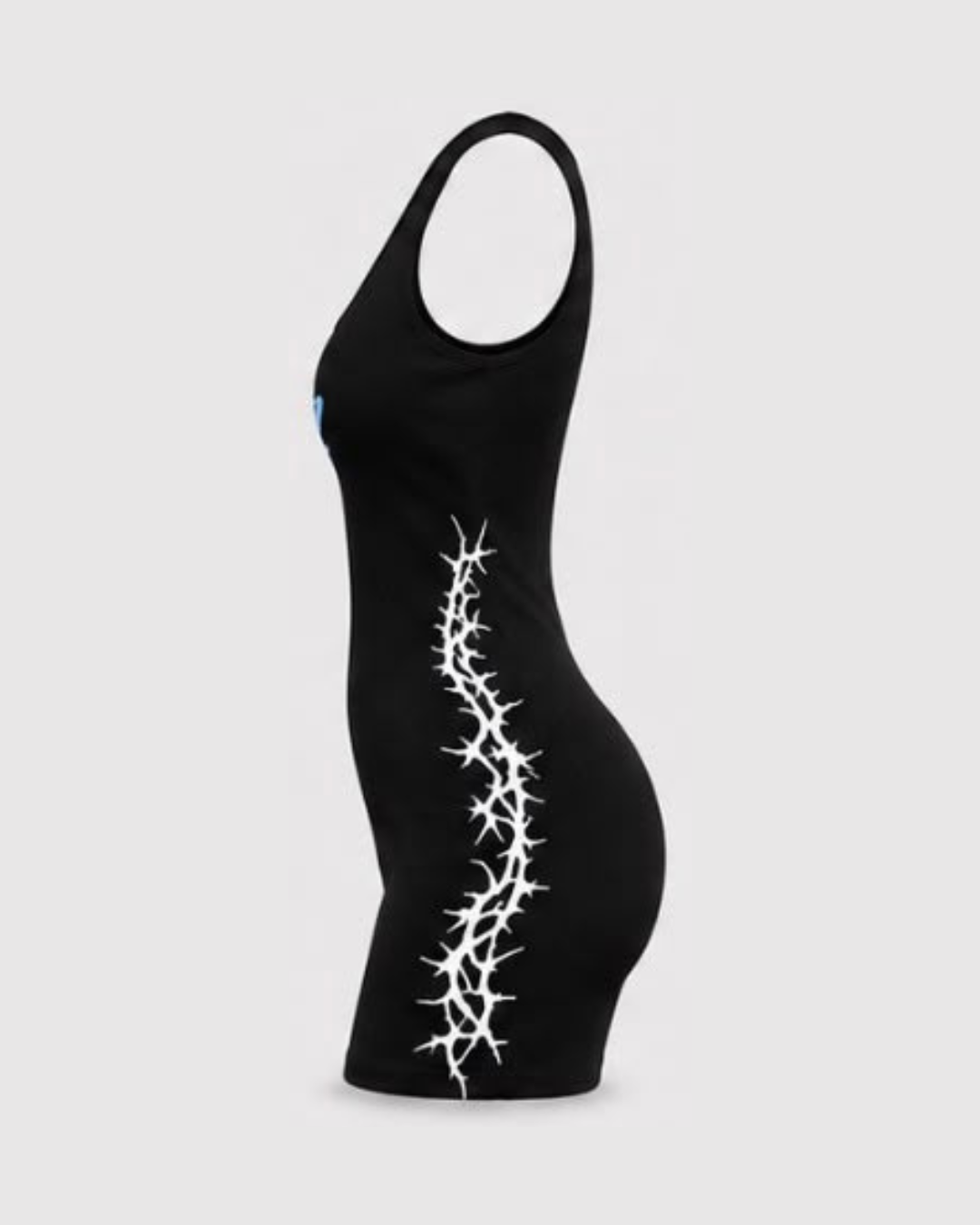 Runway Tank Top Dress - Black